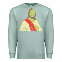 Seafoam zombie jesus halloween costume christian christ Premium Sweatshirt - maiPhamDesign