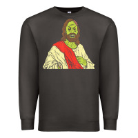 Smoke zombie jesus halloween costume christian christ Premium Sweatshirt - maiPhamDesign