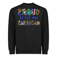 Black proud to be an american Heavyweight Sweatshirt - Artiststas
