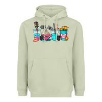 Matcha race day coffe cup Heavyweight Hoodie - AdoDesignShop