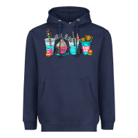 Navy race day coffe cup Heavyweight Hoodie - AdoDesignShop