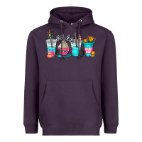 Plum race day coffe cup Heavyweight Hoodie - AdoDesignShop