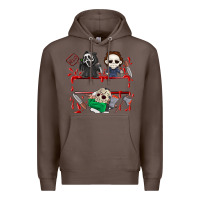 Coffee halloween Premium Hoodie - CowhideDigitalArt