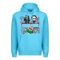 Ocean Blue halloween Premium Hoodie - CowhideDigitalArt