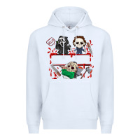 White halloween Premium Hoodie - CowhideDigitalArt
