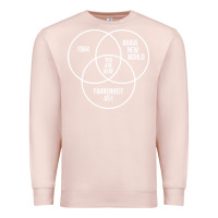 Pale Pink 1984 Brave New World Fahrenheit 451 Conspiracy T-Shirt Premium Sweatshirt - maiPhamDesign