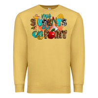 Antique Gold my students are on point Premium Sweatshirt - AdoDesignShop