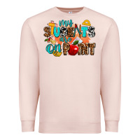 Pale Pink my students are on point Premium Sweatshirt - AdoDesignShop