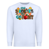 White my students are on point Premium Sweatshirt - AdoDesignShop