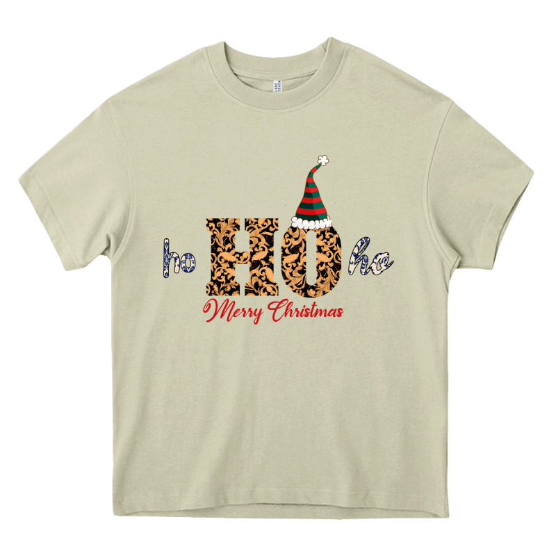 Ho Ho Ho Merry Christmas Heavy Core Tee by Bettercallsaul | Teevron