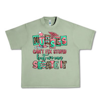 Oil Green nurses cant fix stupid but we can sedate it Urban Heavy Tee - RanaPortraitStore