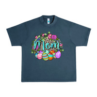 Midnight Navy Easter Mom  Happy Easter Day Urban Heavy Tee - CowGirlArtShop