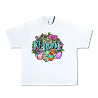 White Easter Mom  Happy Easter Day Urban Heavy Tee - CowGirlArtShop