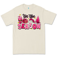 Bone Pink 'tis the season Christmas Premium Tee - texasbilliewilder