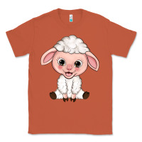 Copper Cartoon Lamb Classic Tee - HowdyJamesFarm