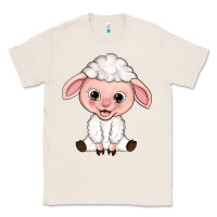 Natural Cartoon Lamb Classic Tee - HowdyJamesFarm