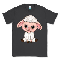 Smoke Cartoon Lamb Classic Tee - HowdyJamesFarm