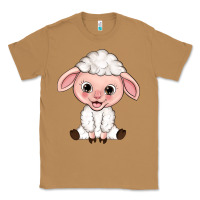 Toasted Coconut Cartoon Lamb Classic Tee - HowdyJamesFarm