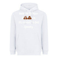 White spooky halloween women and children Heavyweight Hoodie - maiPhamDesign