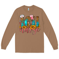 Toasted Coconut Western ICU Intensive Care Unit Nurse Long Sleeve Tee - FaDigitalArtStudio