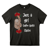 Asphalt just a girl who loves sloths Heavy Core Tee - Bettercallsaul