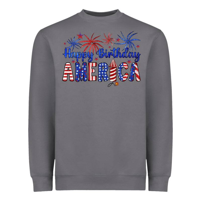 Happy Birthday America Heavyweight Sweatshirt by Artiststas | Teevron