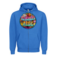 True Royal western groovy teachers aide Zipper Hoodie - BarkalooDesign