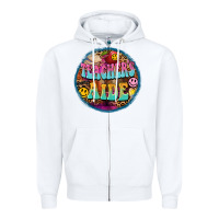 White western groovy teachers aide Zipper Hoodie - BarkalooDesign