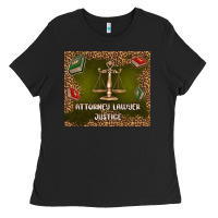 Black attorney lawyer justice Ladies Tee - TumblerDesignByShophia