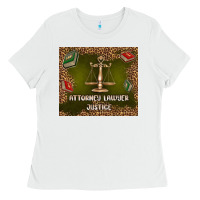 White attorney lawyer justice Ladies Tee - TumblerDesignByShophia
