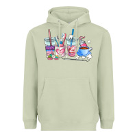 Matcha dentist coffee cups Heavyweight Hoodie - AdoDesignShop
