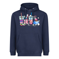 Navy dentist coffee cups Heavyweight Hoodie - AdoDesignShop