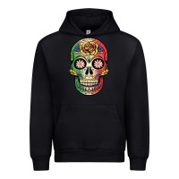 Black mexican skull Urban Hoodie - JahusDesignShop