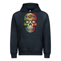 Navy mexican skull Urban Hoodie - JahusDesignShop