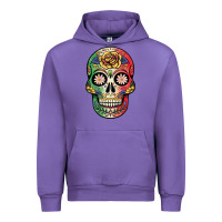 Tulip mexican skull Urban Hoodie - JahusDesignShop