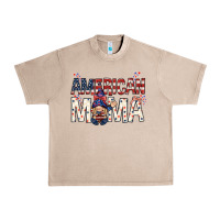 French Oak American mama with gnome mothers day Urban Heavy Tee - HowdyJamesFarm