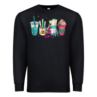 Black science teacher coffee cups Premium Sweatshirt - AdoDesignShop