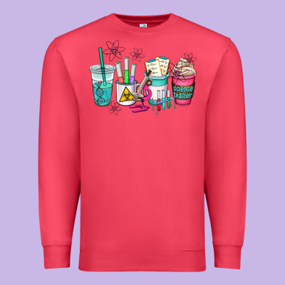 Science Teacher Coffee Cups Premium Sweatshirt Designed By Adodesignshop