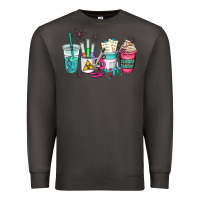 Smoke science teacher coffee cups Premium Sweatshirt - AdoDesignShop