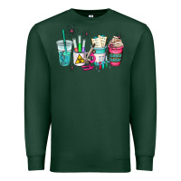 Sports Green science teacher coffee cups Premium Sweatshirt - AdoDesignShop