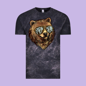 Papa Bear Vintage Tee Designed By Howdyjamesfarm