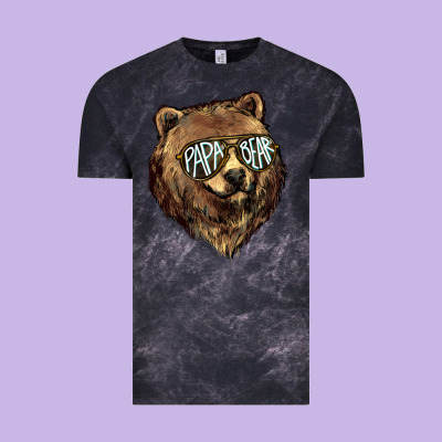 Papa Bear Vintage Tee Designed By Howdyjamesfarm