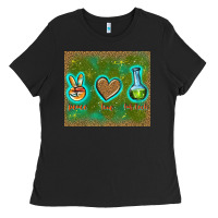 Peace Love Lab Tech Ladies Tee | Teevron
