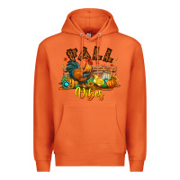 Carrot Fall Vibes Premium Hoodie - CowhideDigitalArt