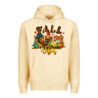 Pina Colada Fall Vibes Premium Hoodie - CowhideDigitalArt