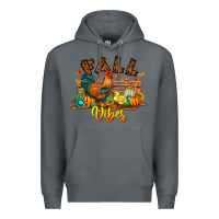 Rock Fall Vibes Premium Hoodie - CowhideDigitalArt