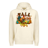 Sandshell Fall Vibes Premium Hoodie - CowhideDigitalArt