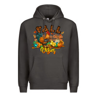 Smoke Fall Vibes Premium Hoodie - CowhideDigitalArt