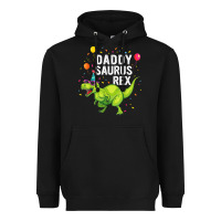 Black Mens Daddysaurus T Rex Dinosaur Daddy Family Matching Gifts Idea Heavyweight Hoodie - maiPhamDesign
