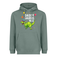 Sage Mens Daddysaurus T Rex Dinosaur Daddy Family Matching Gifts Idea Heavyweight Hoodie - maiPhamDesign